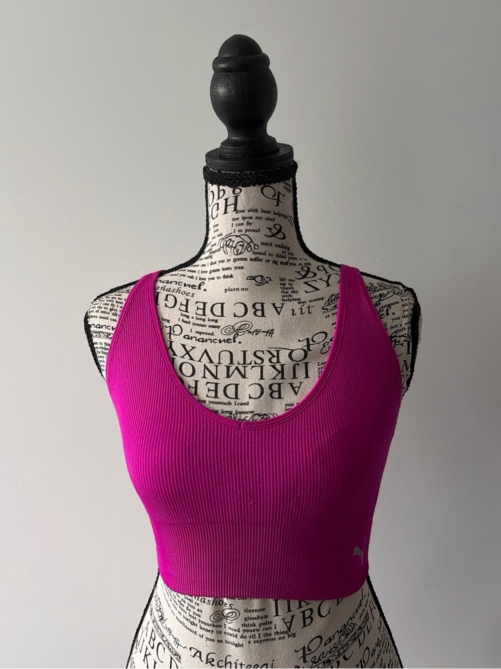 Puma Magenta Crisscross Strappy Sports Bralette